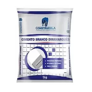 Cimento Branco Construcola 1Kg