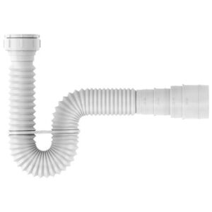 Sifão Tubo Extensível 0,74m Branco Com Suporte CENSI