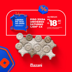 Piso 31x54 - Universo Saturno - 1,15M² CX